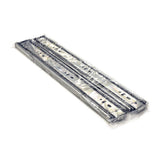 16 in. Push to Open Side Mount Full Extension Ball Bearing Drawer Slide with Installation Screws (1-Pair) - Super Arbor