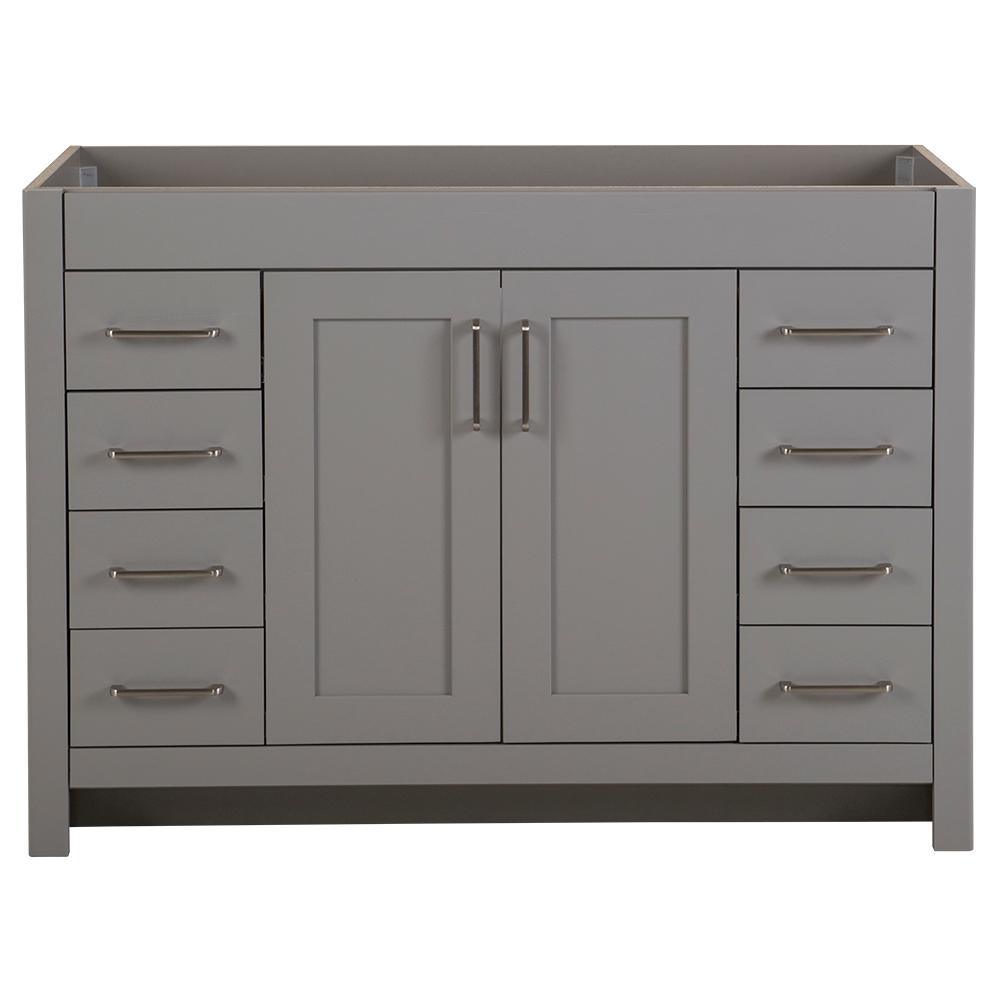 Westcourt 30 in. W x 21 in. D Bathroom Vanity Cabinet Only in Sterling Gray - Super Arbor