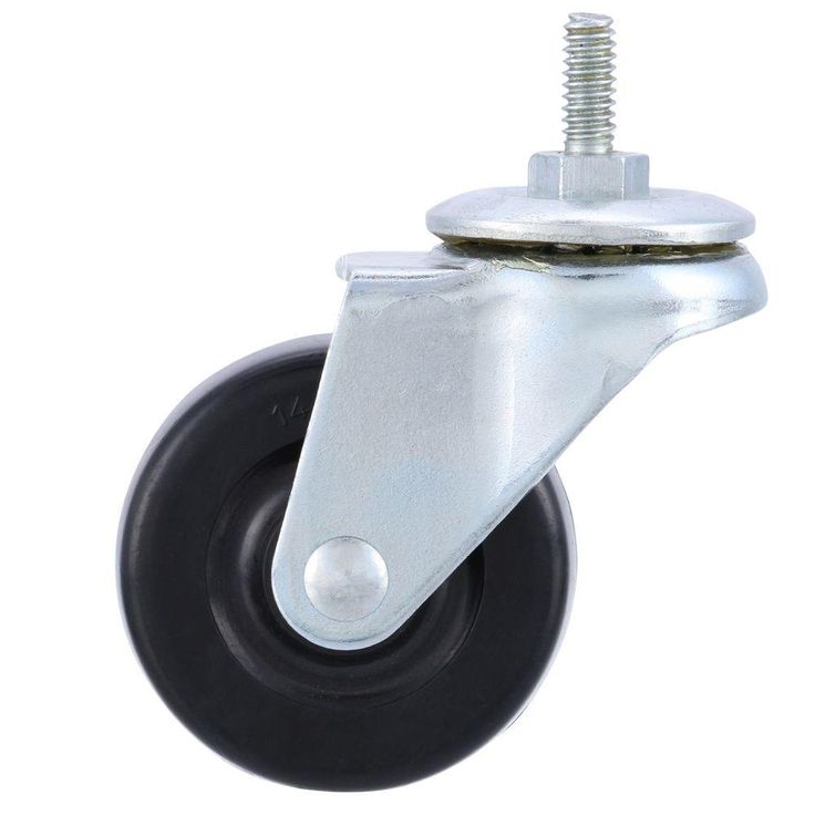 2 in. Rubber Stem Caster (4 Pack)