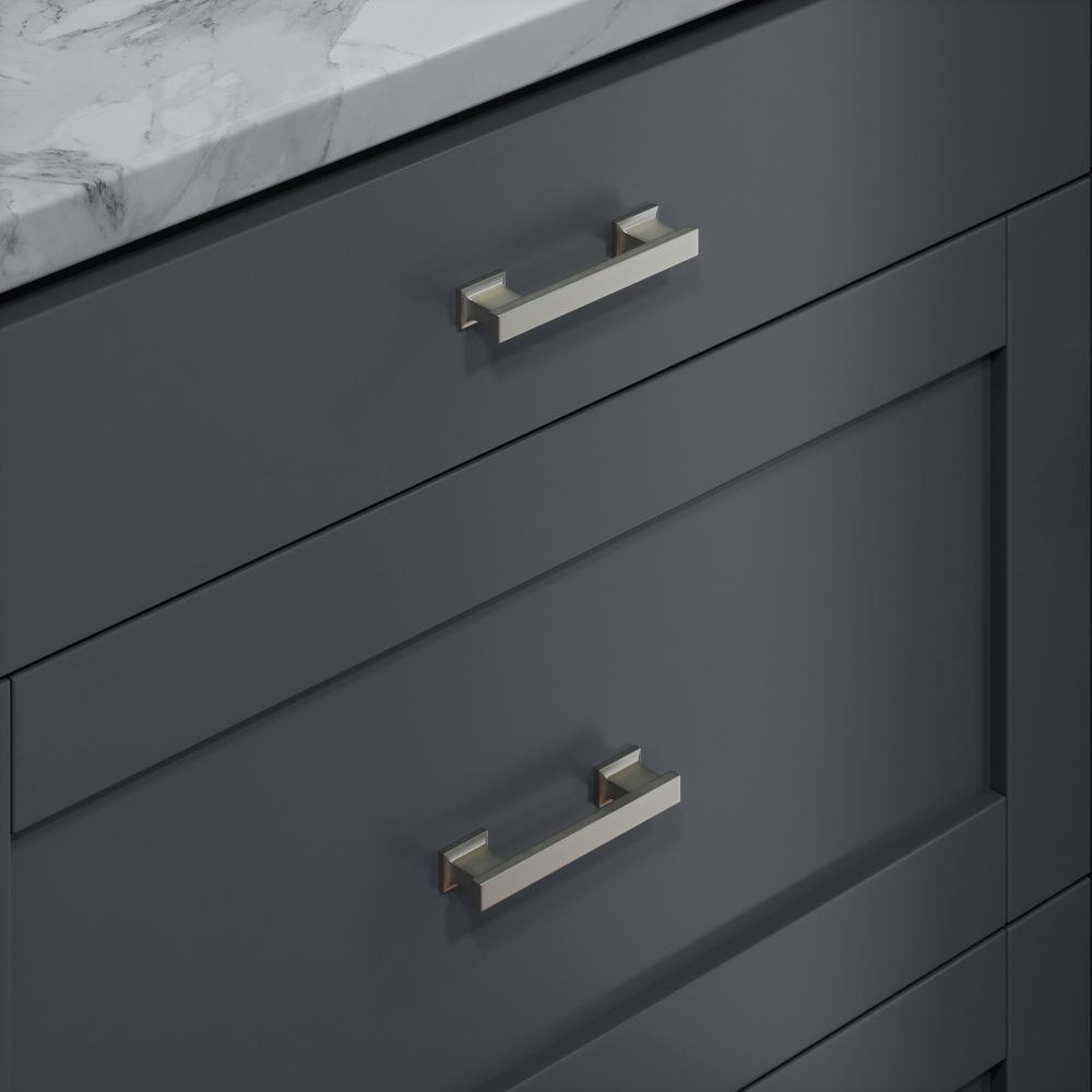 High Desert 3-1/2 in. Satin Nickel Drawer Pull (10-Pack) - Super Arbor