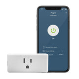 Decora Smart Wi-Fi Mini Plug-In Single Outlet, No Hub Required, Works with Alexa and Google Assistant, White - Super Arbor