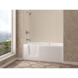 HD Series 30 in. x 60 in. Left Drain Step-In Walk-In Air Tub in White - Super Arbor