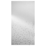 Everly 60 in. x 59-1/4 in. Mod Semi-Frameless Sliding Bathtub Door in Matte Black and 1/4 in. (6mm) Mozaic Glass - Super Arbor