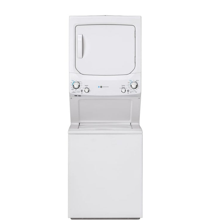 GE Gas Stacked Laundry Center with 3.9-cu ft Washer and 5.9-cu ft Dryer ENERGY STAR