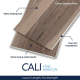 CALI Aqua Tough XL Skyline Pine 4.7-mm x 9-in W x 60-in L Waterproof Luxury Vinyl Plank Flooring (37.54-sq ft/case)