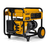 DeWALT 6,500-Watt Gasoline Powered Manual Start Portable Generator with Idle Control, Covered Outlets and CO Protect