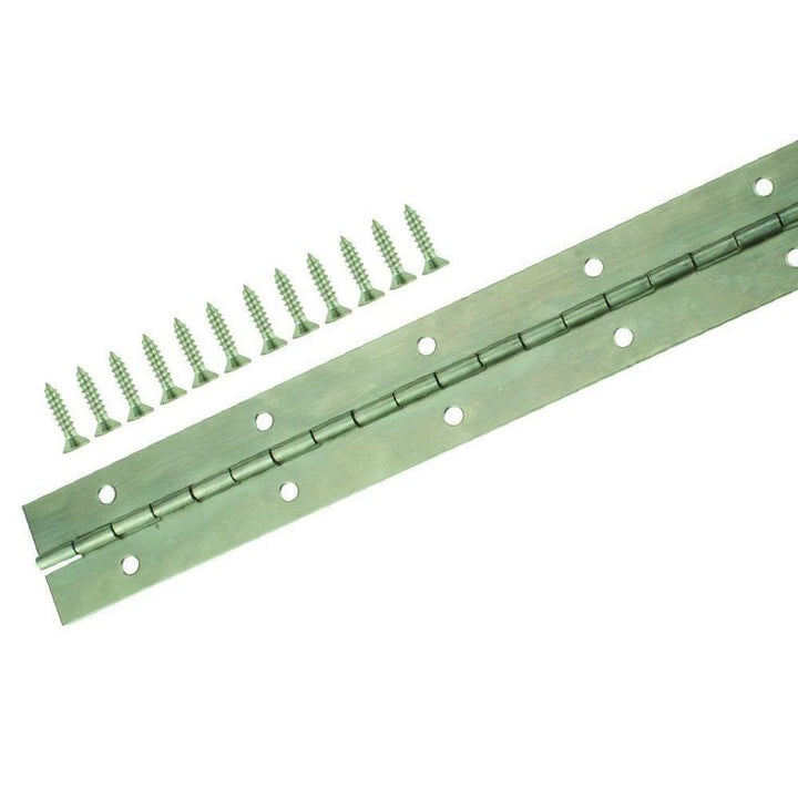 1-1/2 in. x 12 in. Stainless Steel Continuous Hinge
