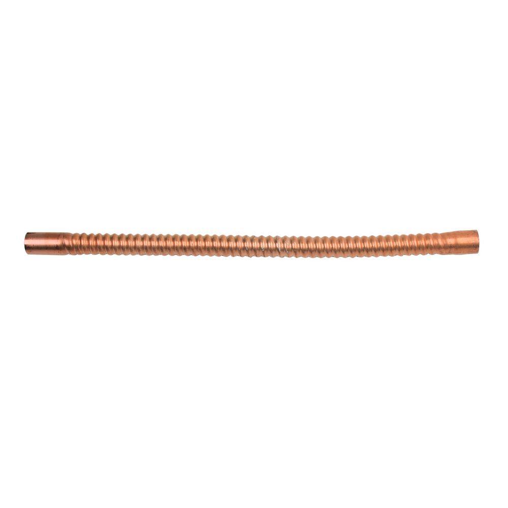 3/4 in. Nominal Female Sweat x 3/4 in. Nominal Male Sweat x 18 in. Copper Water Heater Connector (7/8 in. O.D.) - Super Arbor