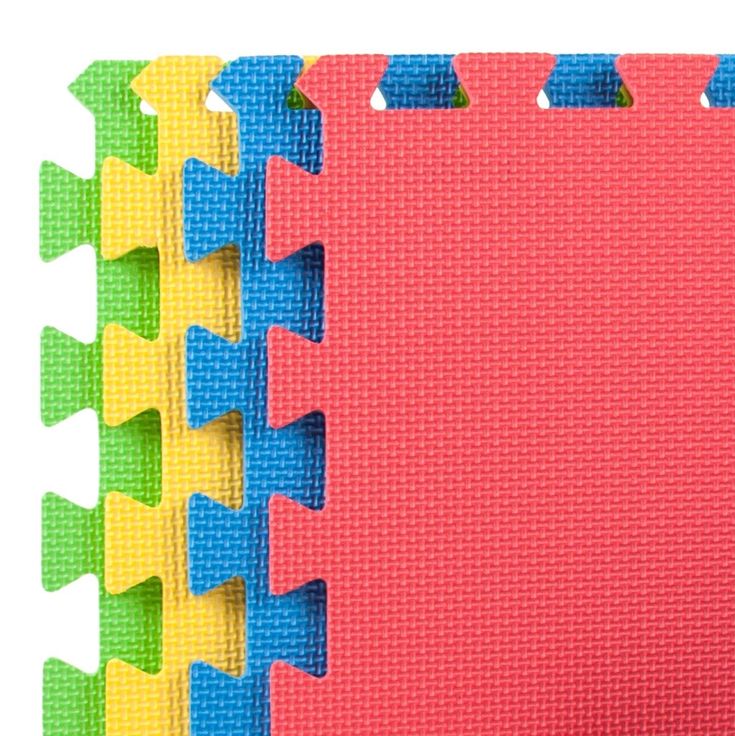 Tadpoles 36 Piece Playmat Primary Set, Multi