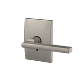 Custom Latitude Matte Black Century Trim Combined Interior Door Lever