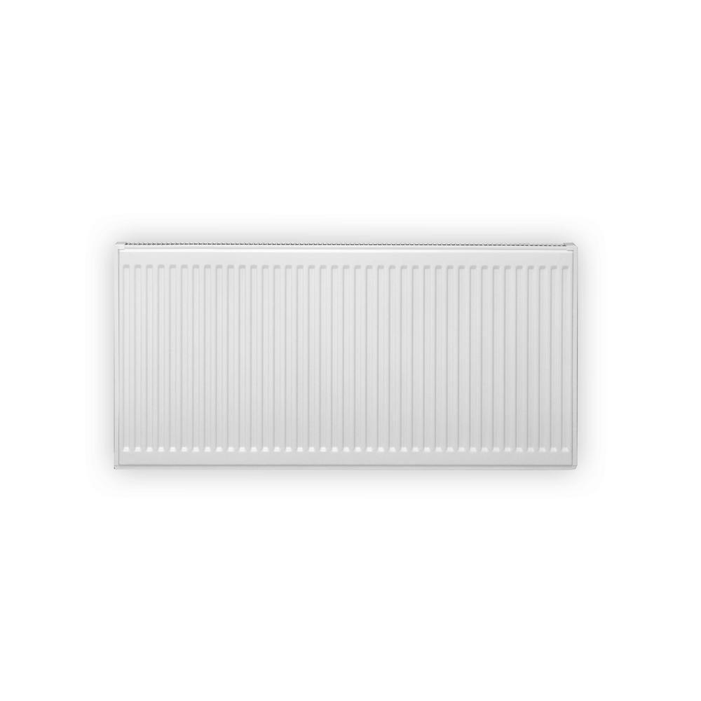 20 in. H x 32 in. L Hot Water Panel Radiator Package in White - Super Arbor