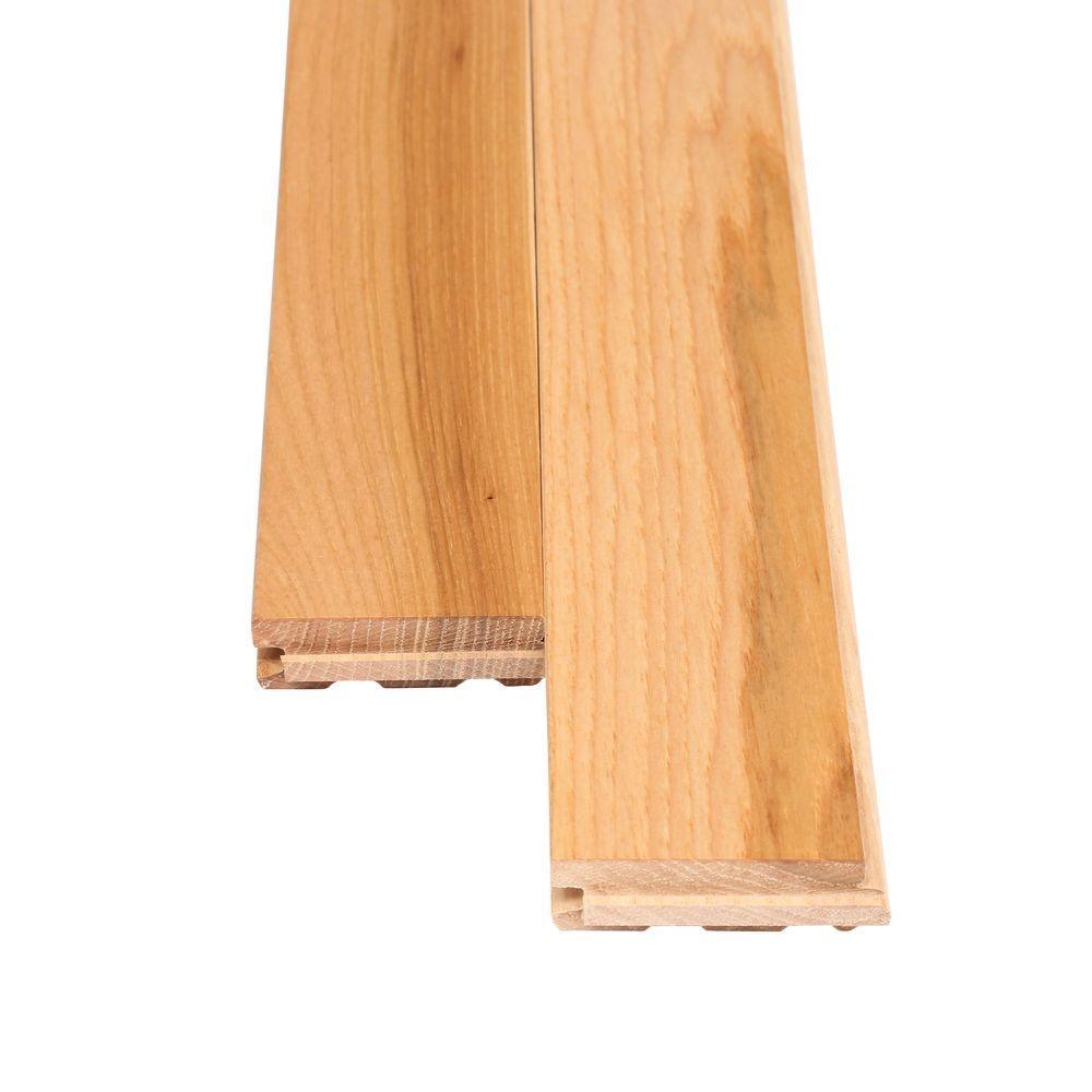 Bruce Hickory Country Natural 3/4 in. Thick x 2-1/4 in. Wide x Varying Length Solid Hardwood Flooring (20 sq. ft. / case) - Super Arbor