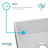 Undermount Fireclay 16 in. Bar Sink in White