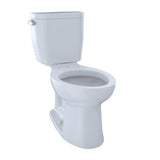 Entrada 2-Piece 1.28 GPF Single Flush Elongated Toilet in Cotton White - Super Arbor