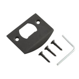 New York Plate 2-3/8 in. Backset Oil-Rubbed Bronze Privacy Bed/Bath New York Door Knob - Super Arbor