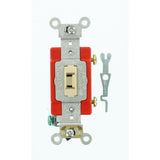 20 Amp Industrial Grade Heavy Duty Single Pole Locking Toggle Switch, Gray - Super Arbor