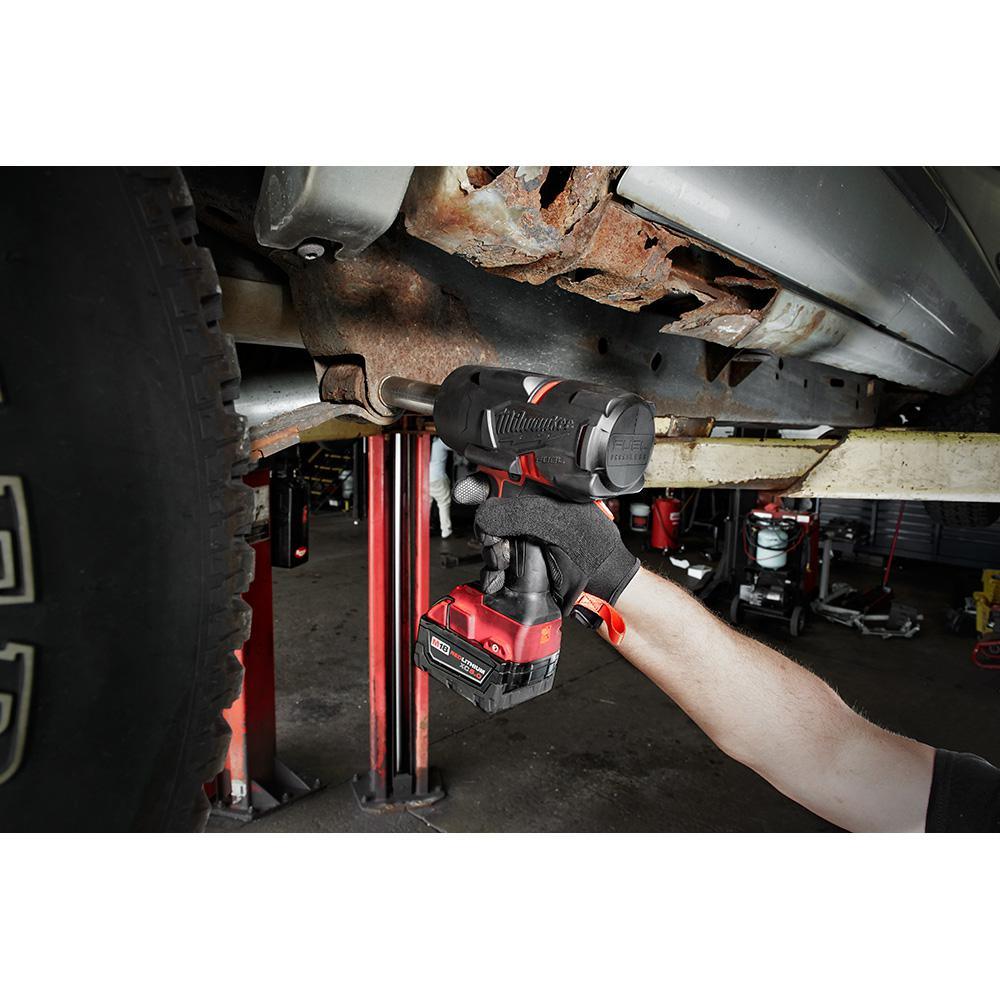 M18 FUEL 18-Volt Lithium-Ion Brushless Cordless 1/2 in. High Torque & Compact Impact Wrench with Friction Ring (2-Tool) - Super Arbor