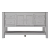 Gazette 30 in. W Bath Vanity Cabinet Only in White - Super Arbor