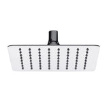 Piano 1-Pattern 1.75 GPM 7.87 in. Ceiling Mount Square Shower Head in Brushed Nickel - Super Arbor