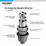 190-9300 Hi-Capacity Deep Basket Strainer