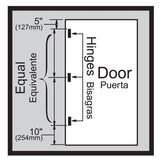 4 in. Matte Black Square Corner Smooth Action Hinge (3-Pack)