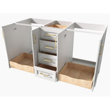 Taylor 60 in. W Vanity Cabinet Only in White - Super Arbor