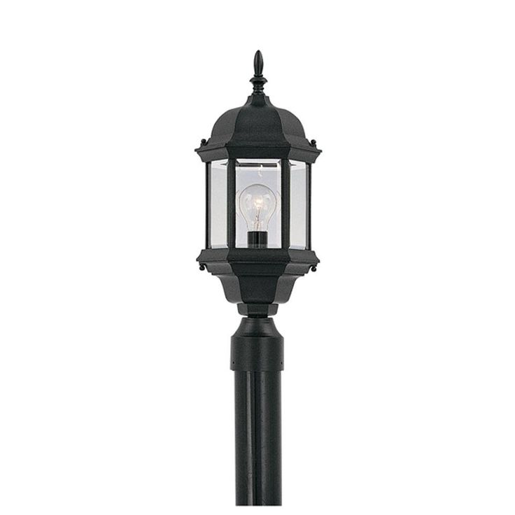 Erving Collection Outdoor Black Post Lantern