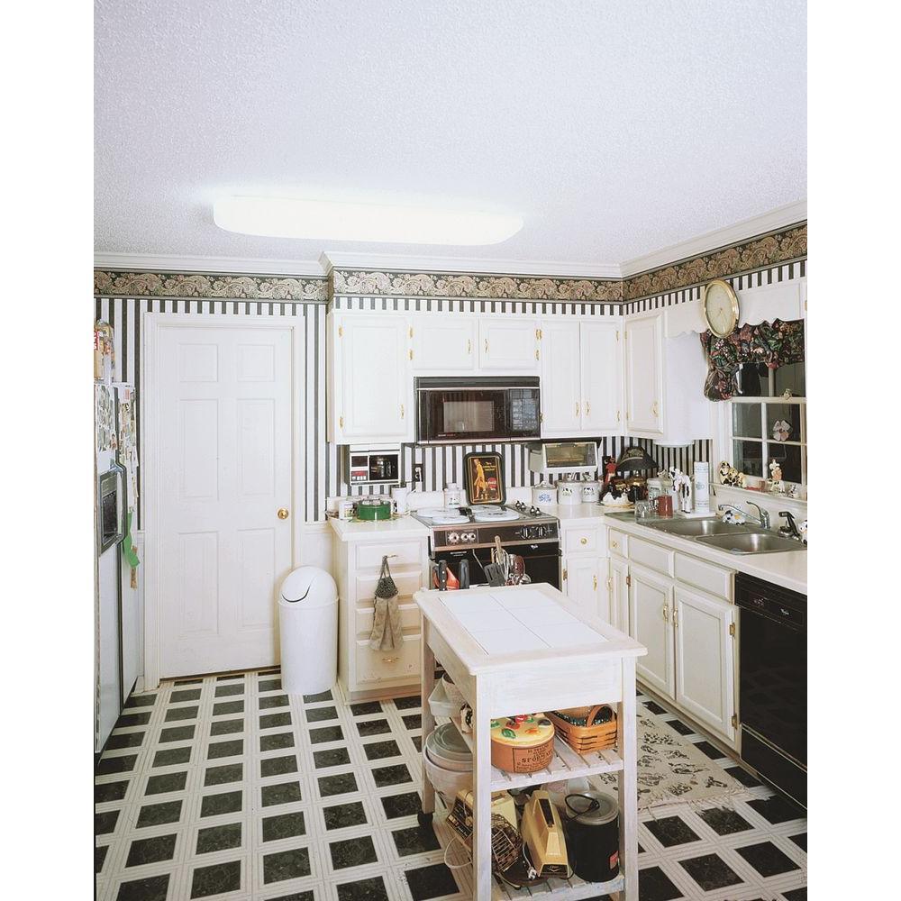 Litepuff 2-Light White Fluorescent Ceiling Light - Super Arbor