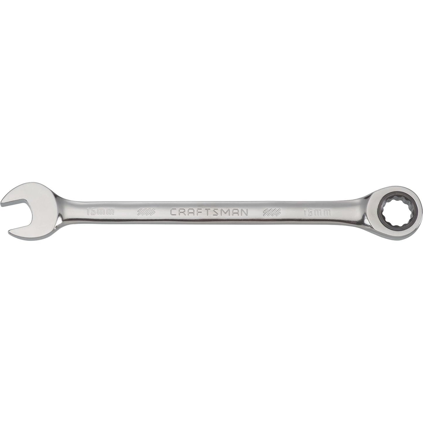 Craftsman 15 mm 12 Point Metric Ratcheting Wrench, 7.5 in. Length