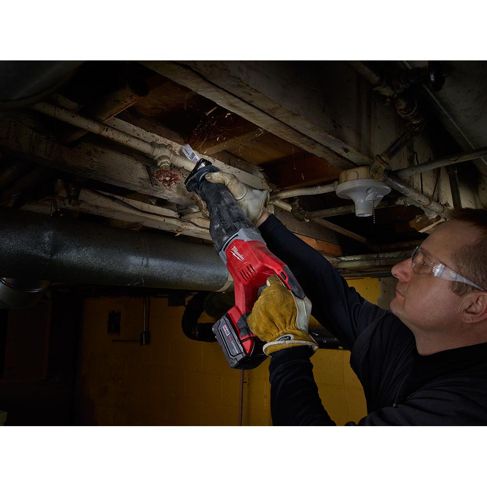 M18 18-Volt Lithium-Ion Cordless SAWZALL Reciprocating Saw W/(2) 3.0Ah Batteries, Charger, Hard Case