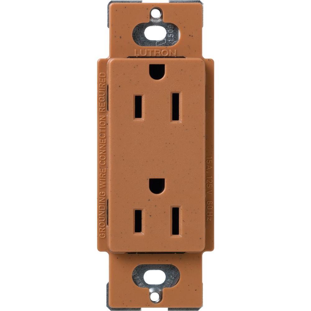 Tamper-Resistant Duplex Receptacle, 15 Amp, White - Super Arbor