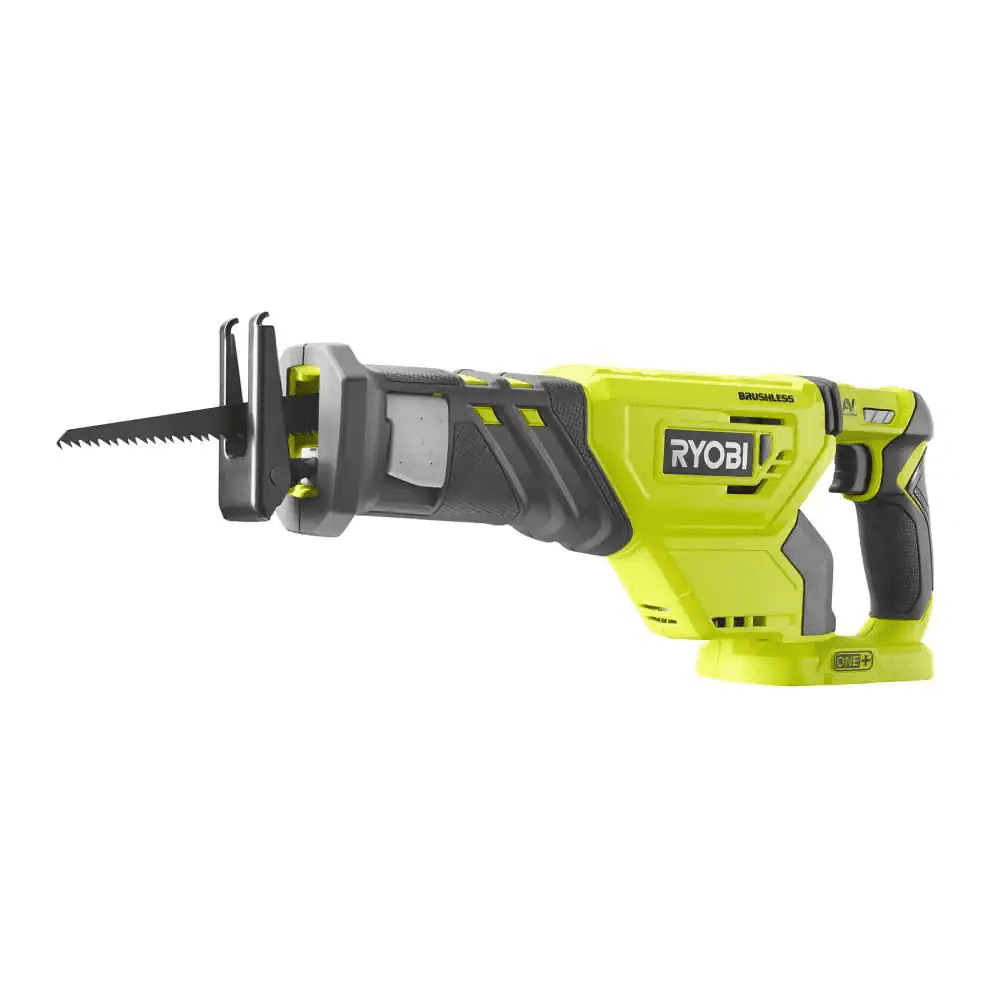 RYOBI ONE+ 18V Brushless Cordless 5-Tool Combo Kit with (1) 1.5 Ah Battery, (1) 4.0 Ah Battery, Charger, and Bag