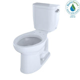 Entrada 2-Piece 1.28 GPF Single Flush Elongated Toilet with Right Hand Trip Lever in Cotton White - Super Arbor