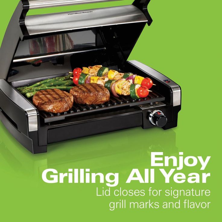 Searing Grill 118 in. Stainless Steel Indoor Grill with Non-Stick Plates