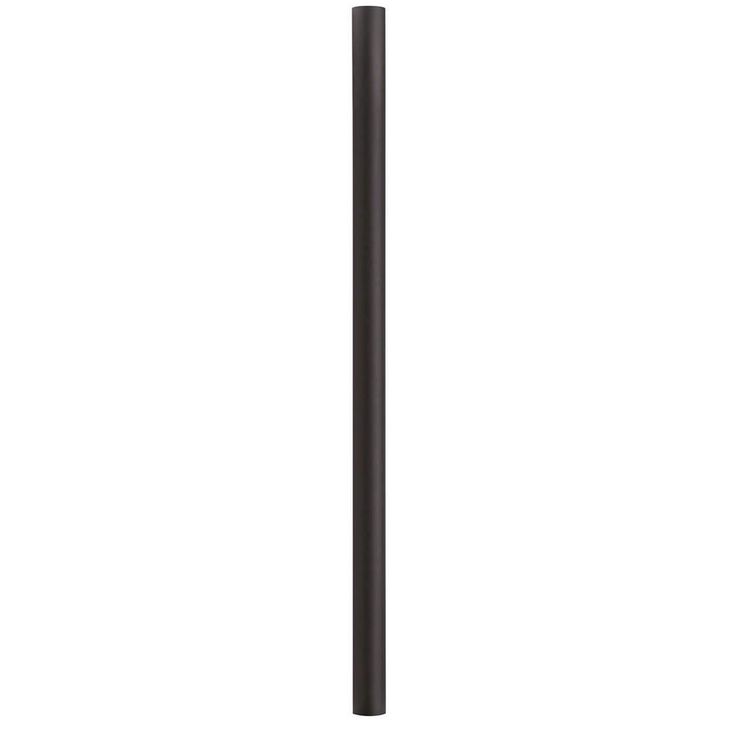 7 ft. Bronze Outdoor Direct Burial Aluminum Lamp Post fits Most Standard 3 in. Post Top Fixtures Includes Inlet Hole