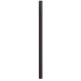 7 ft. Bronze Outdoor Direct Burial Aluminum Lamp Post fits Most Standard 3 in. Post Top Fixtures Includes Inlet Hole