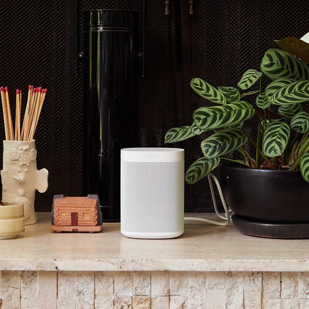 One Gen 2 White Smart Speaker with Voice Control - Super Arbor