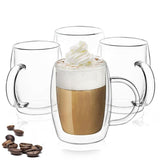 Aroma 13.5 oz Double Wall Insulated Glasses, Set of 4