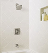 Hensley Single-Handle 1-Spray Tub and Shower Faucet in Spot Resist Brushed Nickel (Valve Included)