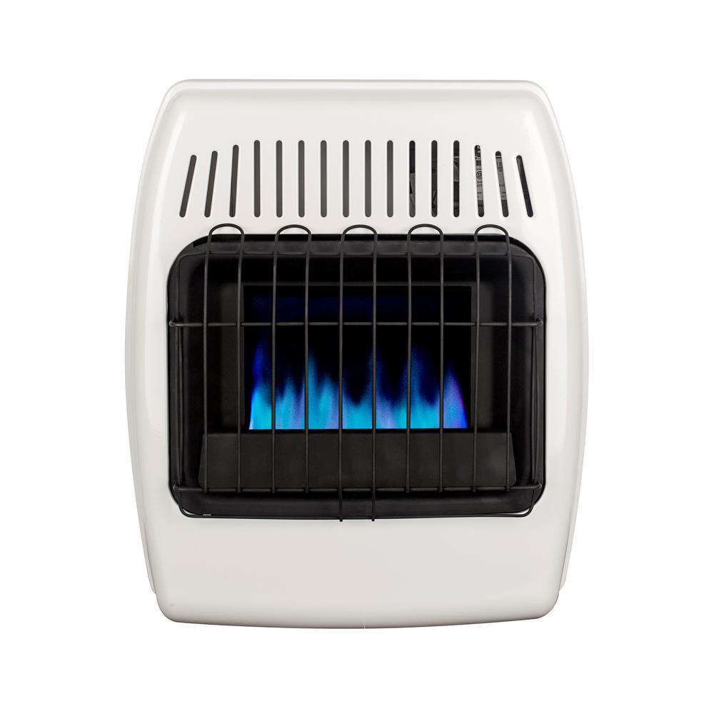 10,000 BTU Blue Flame Vent Free Liquid Propane Wall Heater - Super Arbor