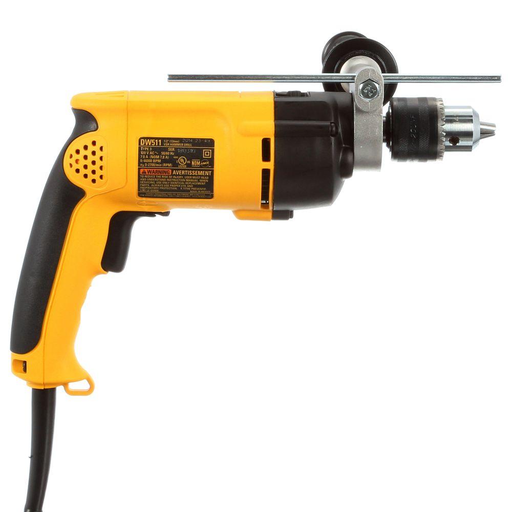 7.8 Amp Corded 1/2 in. Variable Speed Reversible Hammer Drill - Super Arbor