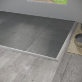 CALI Mute Step Gray Ash 0.56-in T x 1.37-in W x 72-in L Vinyl Reducer