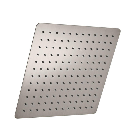 Modern 1-Spray 12 in. Single Ceiling Mount Fixed Shower Head in Brushed Nickel - Super Arbor
