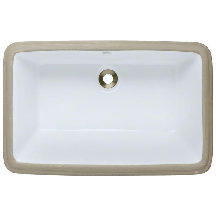 MR Direct Undermount Porcelain Bathroom Sink in White