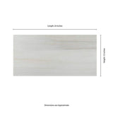 Fresco Blanco 12 in. x 24 in. Matte Porcelain Stone Look Floor and Wall Tile (12 sq. ft./Case)