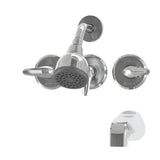 Aragon 3-Handle 1-Spray Tub and Shower Faucet in Chrome (Valve Included) - Super Arbor