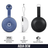 Aqua Dew - The World's First Splashproof Alexa Shower Speaker - Wi-Fi and Bluetooth-Enabled Smart Speaker in White - Super Arbor