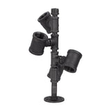 1/2 in. x 13.5 in. H Black Pipe Wine Holder Kit