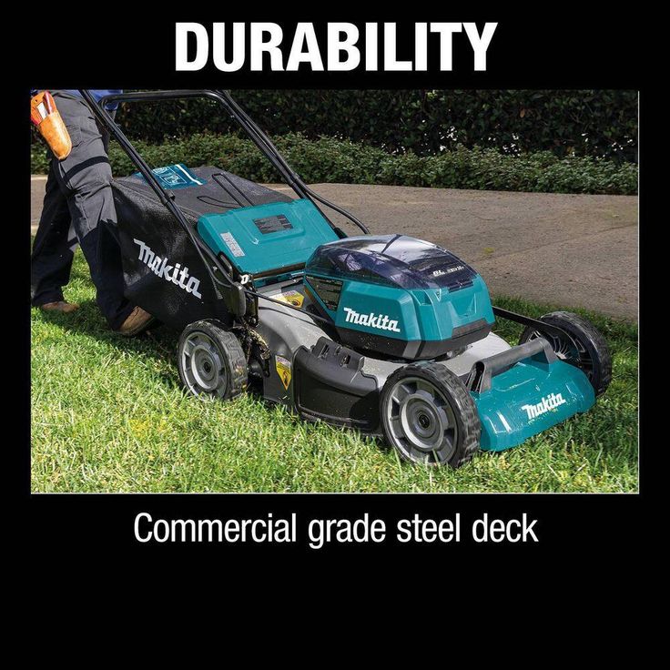 Makita 21 in. 18-Volt X2 (36-Volt) LXT Lithium-Ion Cordless Walk Behind Push Lawn Mower Kit with 4 Batteries (5.0 Ah)