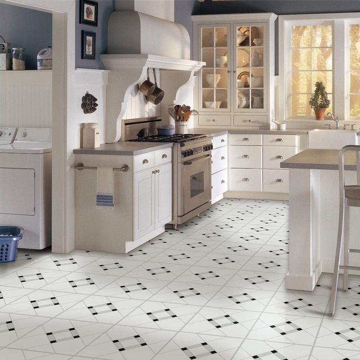 Armstrong Lattice Lane Black/White 12 in. x 12 in. Residential Peel and Stick Vinyl Tile Flooring (45 sq. ft. / case)